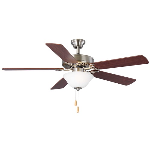 Progress Lighting Air Pro 52-Inch Brushed Nickel LED Ceiling Fan by Progress Lighting P2599-09