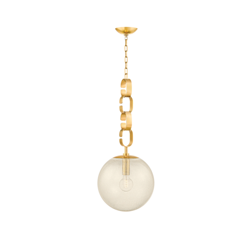 Corbett Lighting Nessa 13-Inch Pendant in Vintage Brass by Corbett Lighting 374-13-VB