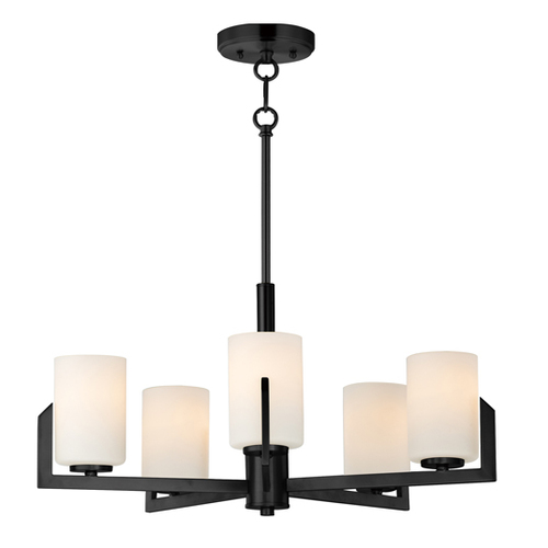 Maxim Lighting Dart 5-Light Chandelier in Black by Maxim Lighting 21286SWBK