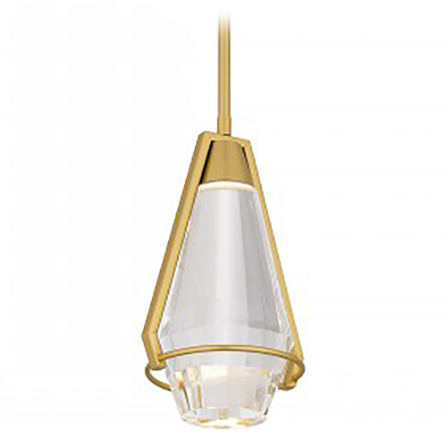 Quoizel Lighting Quoizel Lighting Luca Matte Black LED Mini-Pendant Light with Conical Shade PCLUA1507MBK