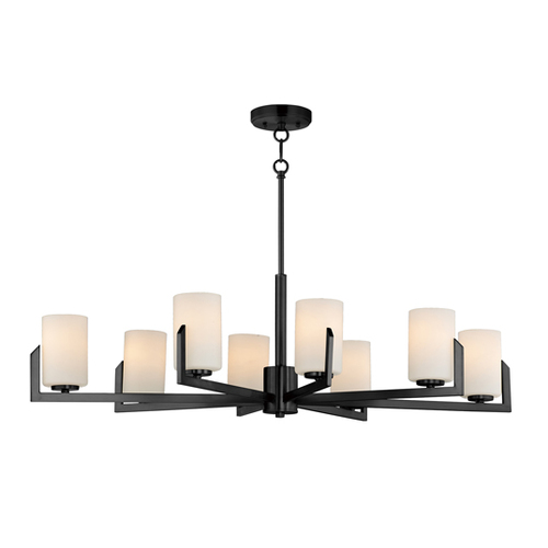 Maxim Lighting Dart 8-Light Chandelier in Black by Maxim Lighting 21288SWBK