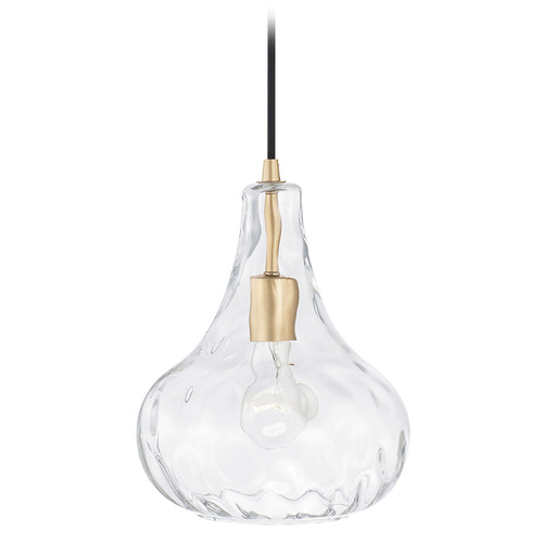 Capital Lighting River 9-In Water Glass Pendant in Soft Gold by Capital Lighting AA1004SF