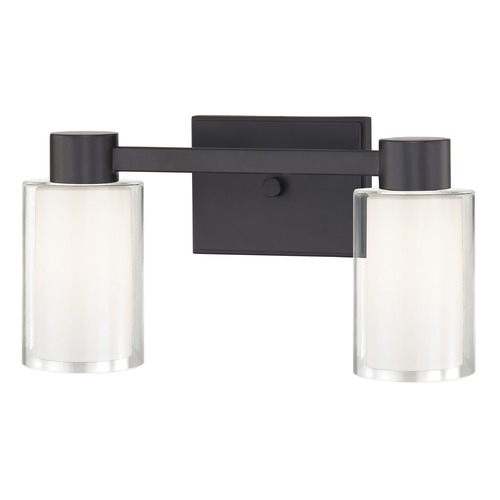 Design Classics Lighting Design Classics Vashon Matte Black Bathroom Light 2102-07 GL1061 GL1040C