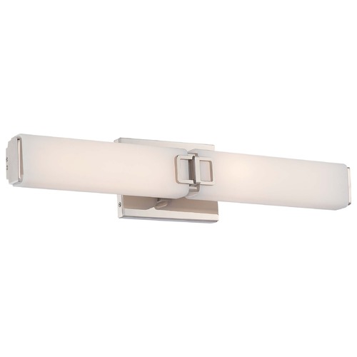 Minka Lavery Square Polished Nickel Bathroom Light by Minka Lavery 392-613-L