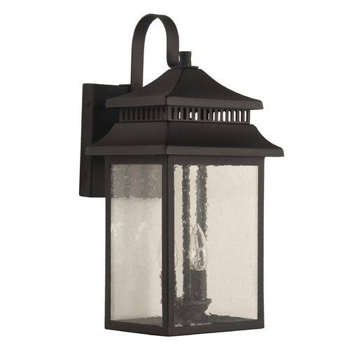 Craftmade Lighting Crossbend Textured Black Outdoor Wall Light by Craftmade Lighting ZA3124-TB