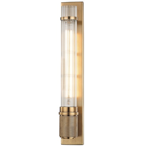 Hudson Valley Lighting Shaw Aged Brass Wall Sconce by Hudson Valley Lighting 1200-AGB