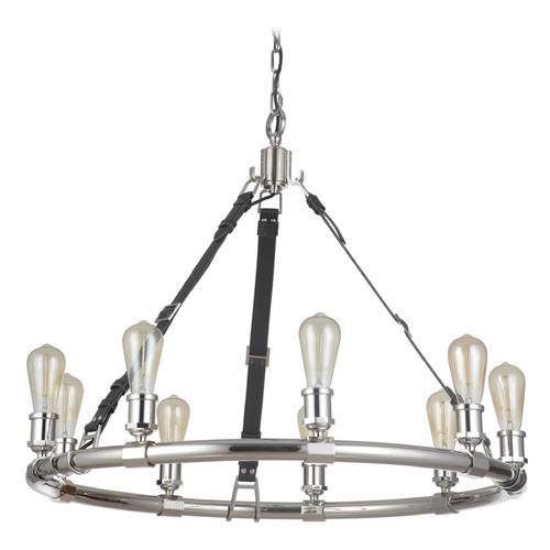 Craftmade Lighting Huxley Polished Nickel Chandelier by Craftmade Lighting 48129-PLN