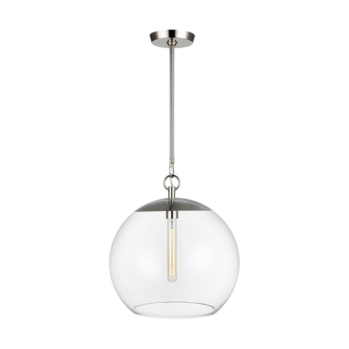 Visual Comfort Studio Collection Chapman & Meyers Atlantic 16-Inch Polished Nickel Pendant by Visual Comfort Studio CP1041PN