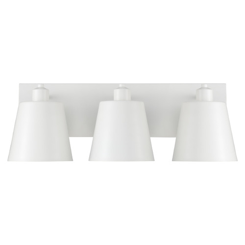 Capital Lighting Capital Lighting Alden Matte White Bathroom Light 151331WE