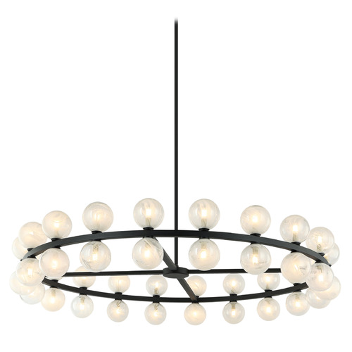 Matteo Lighting Matteo Lighting Nimbus Matte Black LED Chandelier C30740MB
