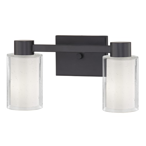 Design Classics Lighting Design Classics Vashon Matte Black Bathroom Light 2102-07 GL1061 GL1041C