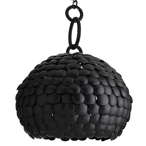 Arteriors Home Lighting Ramya 30-Inch Pendant in Black Coconut Shells by Arteriors Home 45059