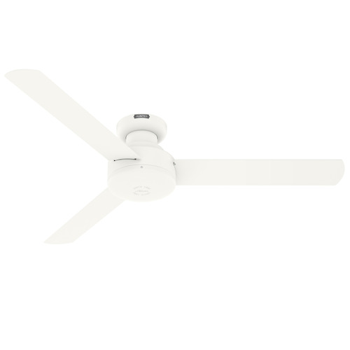 Hunter Fan Company Hunter Fan Company Presto Matte White Ceiling Fan Without Light 52408