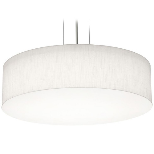 AFX Lighting Afx Lighting Anton Black LED Pendant Light with Drum Shade ANP1932LAJUDBK-LW
