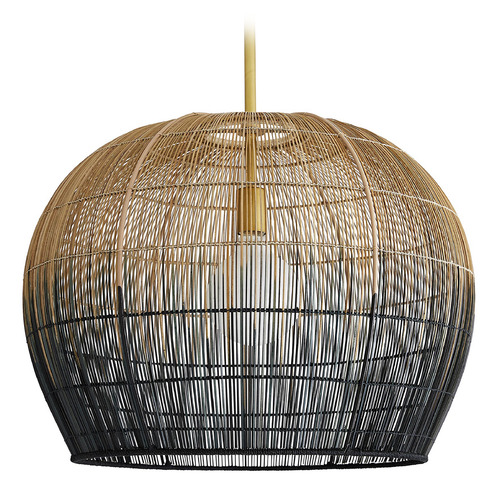 Arteriors Home Lighting Swami 22-Inch Small Pendant in Natural & Black Ombre by Arteriors Home 45060