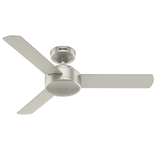 Hunter Fan Company Hunter Fan Company Presto Matte Nickel Ceiling Fan Without Light 51849