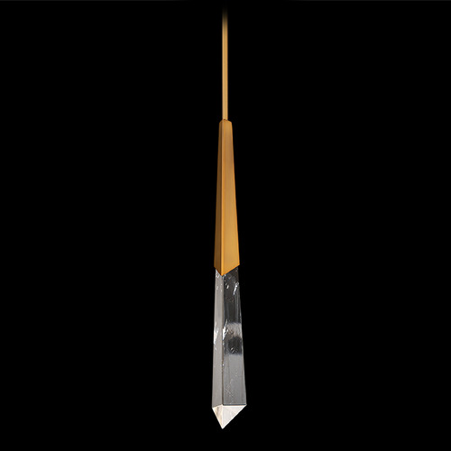 Schonbek Beyond Schonbek Beyond Solitude Aged Brass LED Mini-Pendant Light BPD31419-AB