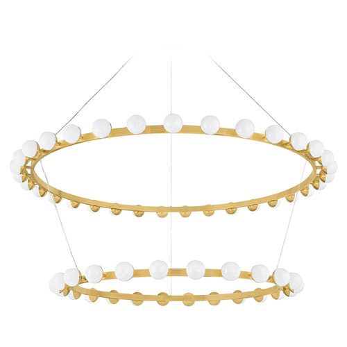 Corbett Lighting Corbett Lighting Linus Vintage Brass LED Chandelier 484-61-VB