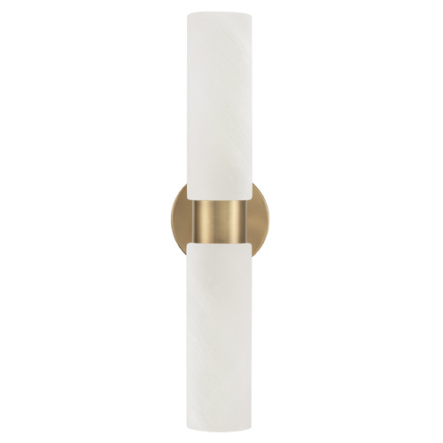 Capital Lighting Capital Lighting Alyssa Aged Brass Vertical Bathroom Light 651721AD