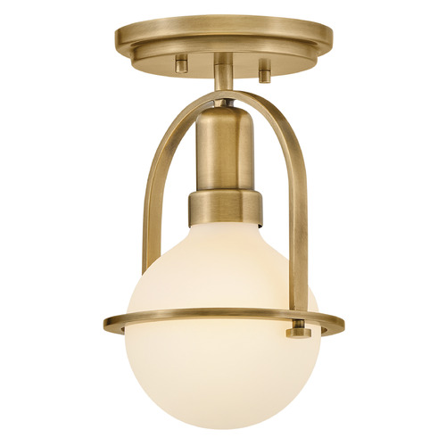 Hinkley Hinkley Somerset Heritage Brass LED Semi-Flushmount Light 53771HB