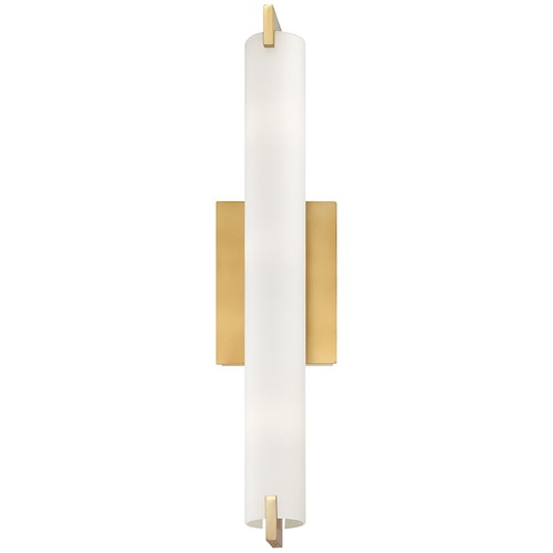George Kovacs Lighting Tube Honey Gold Bathroom Light by George Kovacs P5044-248