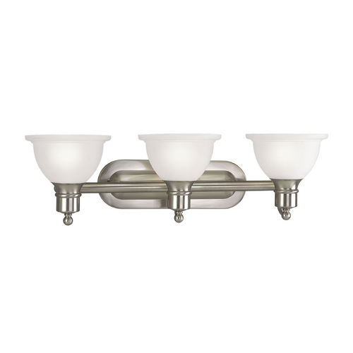 Progress Lighting Madison Bathroom Light in Brushed Nickel by Progress Lighting P3163-09