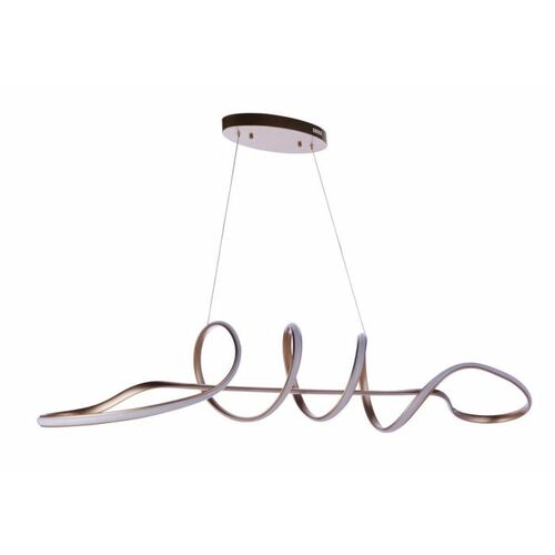 Craftmade Lighting Pulse LED Linear Chandelier in Champagne Brass by Craftmade Lighting 55770-CHB-LED