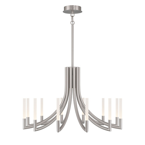Eurofase Lighting Olette 36-Inch LED Chandelier in Brushed Nickel by Eurofase Lighting 49011-029