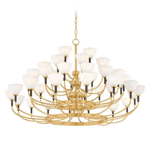 Corbett Lighting Corbett Lighting Brahma Vintage Polished Brass / Bronze Chandelier 489-49-VB/BRZ