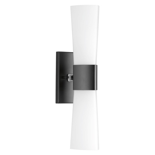 Progress Lighting 2-Light in Black Vertical Bathroom Light by Progress Lighting P300062-031