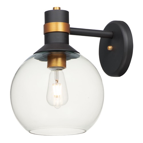 Maxim Lighting Cabin Bronze & Gold LED Outdoor Wall Light by Maxim Lighting 10319CLBZGLD