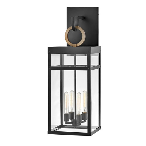 Hinkley Porter 35.25-Inch LED Outdoor Wall Light in Black by Hinkley Lighting 2809BK-LL