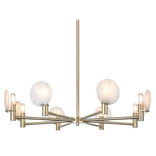 Matteo Lighting Matteo Lighting Cloudburst Champagne Gold LED Chandelier C33808CG
