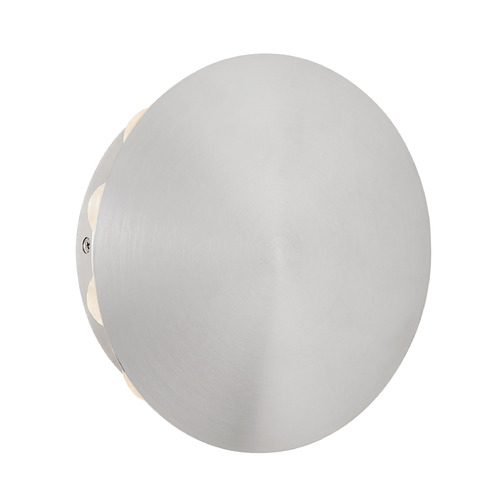 Oxygen Oxygen Rickie Brushed Aluminum LED Outdoor Wall Light 3-765-16