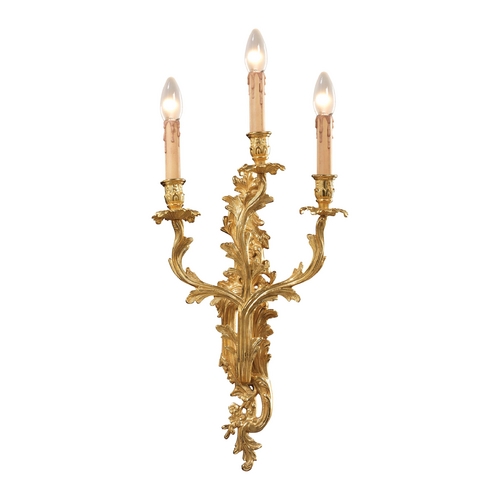 Metropolitan Lighting French Gold Sconce by Metropolitan Lighting N9650