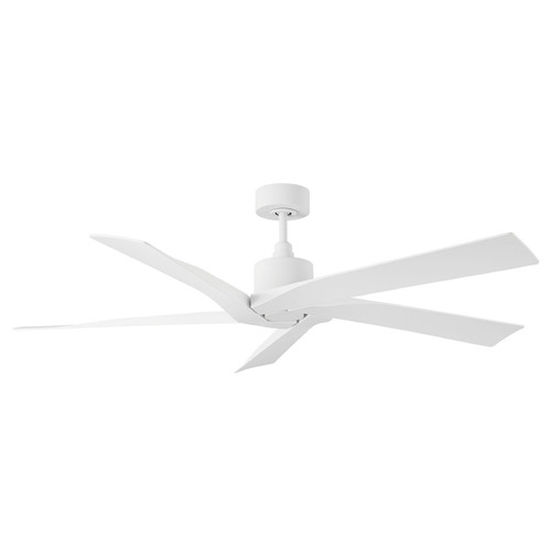 Visual Comfort Fan Collection Visual Comfort Fan Collection Sean Lavin Aspen Coastal 56 Matte White Ceiling Fan Without Light 5ASPCR56RZW