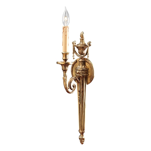 Metropolitan Lighting French Gold Sconce by Metropolitan Lighting N9601