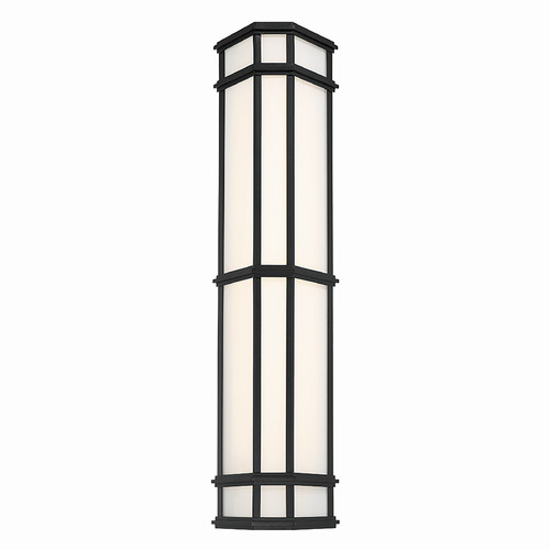 Eurofase Lighting Monte 30-Inch Outdoor Sconce in Satin Black by Eurofase Lighting 42689-010