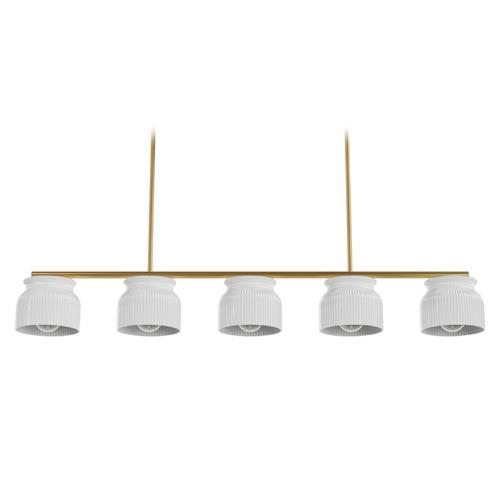 Hunter Fan Company Hunter Fan Company Harlowe Luxe Gold Island Light with Urn Shade 13180