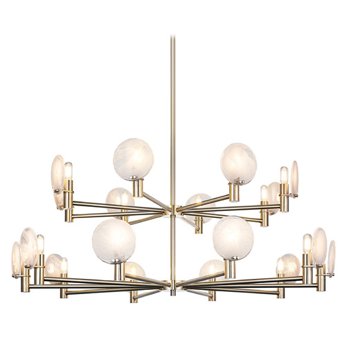 Matteo Lighting Matteo Lighting Cloudburst Champagne Gold LED Chandelier C33818CG