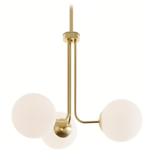 AFX Lighting Afx Lighting Metropolitan Satin Brass LED Chandelier METP27L30D1SB