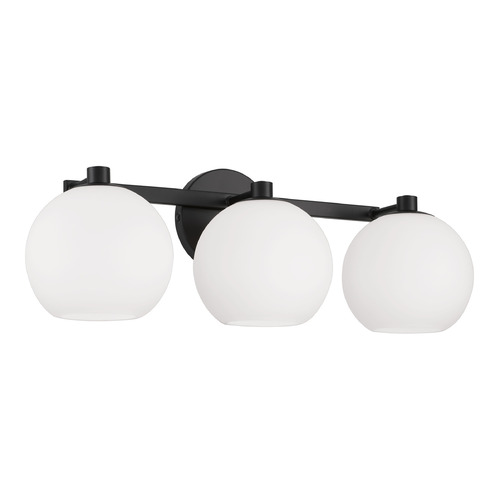HomePlace by Capital Lighting Homeplace By Capital Lighting Ansley Matte Black Bathroom Light 152131MB-548