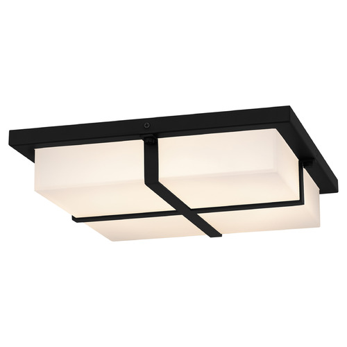 Quoizel Lighting Quoizel Lighting Armstrong Matte Black LED Flushmount Light QFL6761MBK