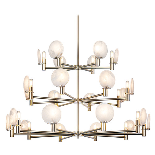 Matteo Lighting Matteo Lighting Cloudburst Champagne Gold LED Chandelier C33824CG