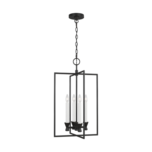 Visual Comfort Studio Collection Chapman & Meyers 16-Inch Keystone Aged Iron Pendant by Visual Comfort Studio CC1394AI
