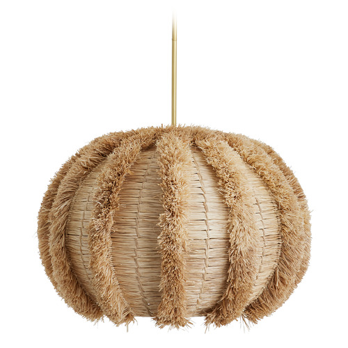Arteriors Home Lighting Johanna 34-Inch Pendant in Natural Raffia by Arteriors Home 45115