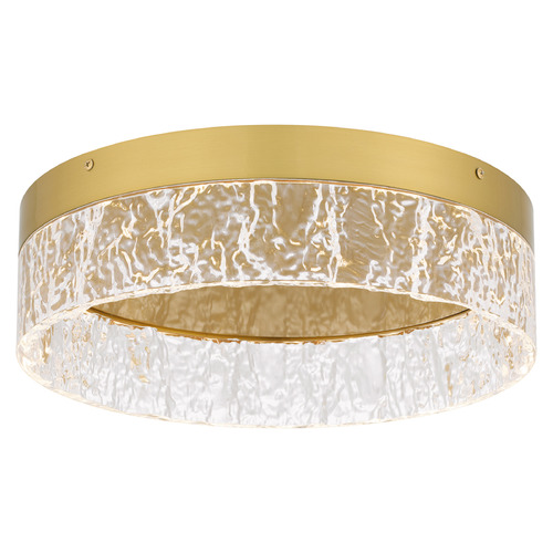 Quoizel Lighting Quoizel Lighting Vistaria Brushed Gold LED Flushmount Light QFL6763BRG