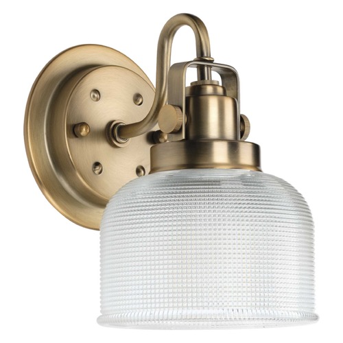 Progress Lighting Archie Vintage Brass Sconce by Progress Lighting P2989-163