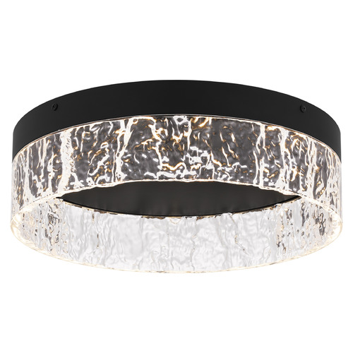 Quoizel Lighting Quoizel Lighting Vistaria Matte Black LED Flushmount Light QFL6763MBK