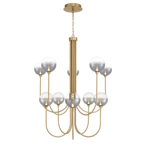 Eurofase Lighting Lissa 10-Light LED Grand Chandelier in Gold by Eurofase Lighting 48925-020